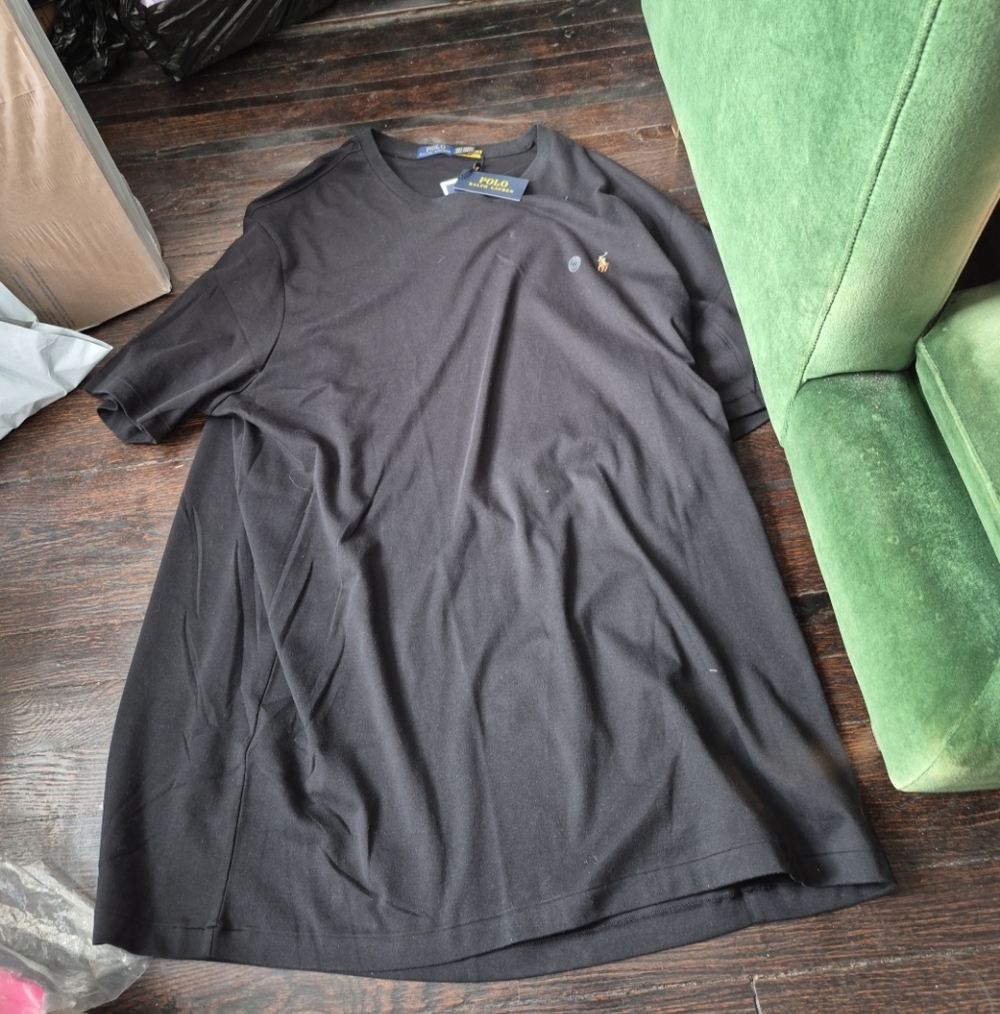 Polo Ralph Lauren Mens Black Shirt Size 3XLT Big&Tall Casual Outdoors Classic